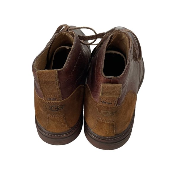 Ugg Glen Chukka Boots Size 10 Mens Brown Leather Lace Up Shoes main image 7